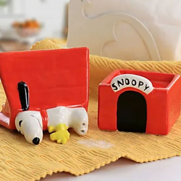 Peanuts Classic Dog House Salt & Pepper Set - Picture 6 of 11